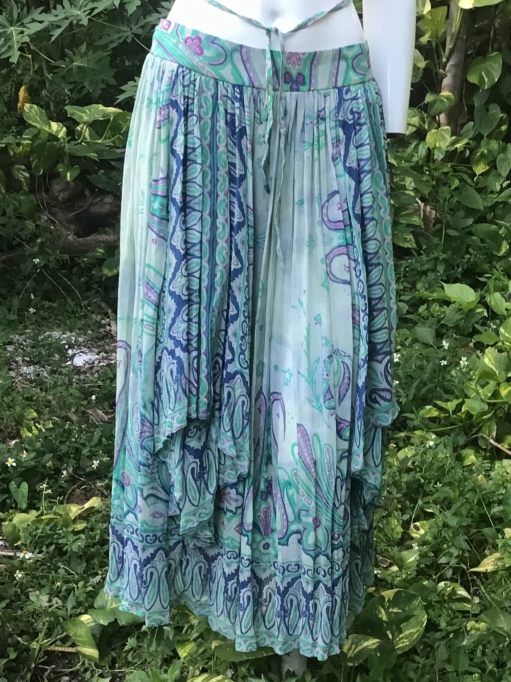 Vintage Etro silk skirt